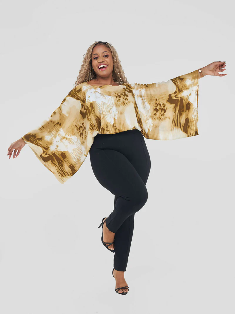 Curves BD Tausi Top Nude Gold